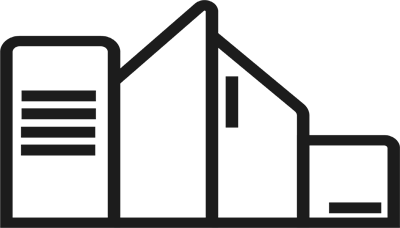 solar solutions for construction buildings icon