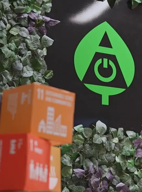 Green Energy representing innovation and sustainability through global goals